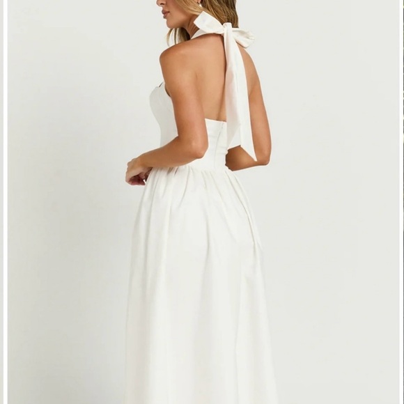Showpo White Midi Dress - Picture 2 of 6